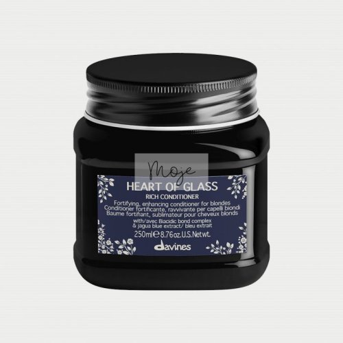 Davines HEART of GLASS Rich conditioner 250 ml - Pečující a obohacující kondicionér pro blond vlasy