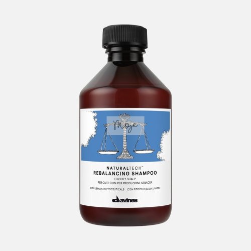 Davines NATURALTECH Rebalancing Shampoo 250ml - Šampon pro pokožku s nadměrnou tvorbou mazu