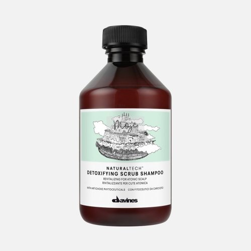 Davines NATURALTECH Detoxifying shampoo 250ml - Šampon pro hloubkové čištění atonické pokožky